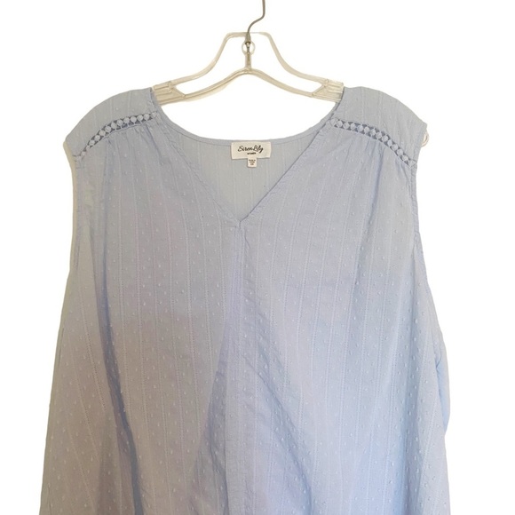Siren Lily sleeveless Top Women Size 2X Summer Coastal - Picture 4 of 8